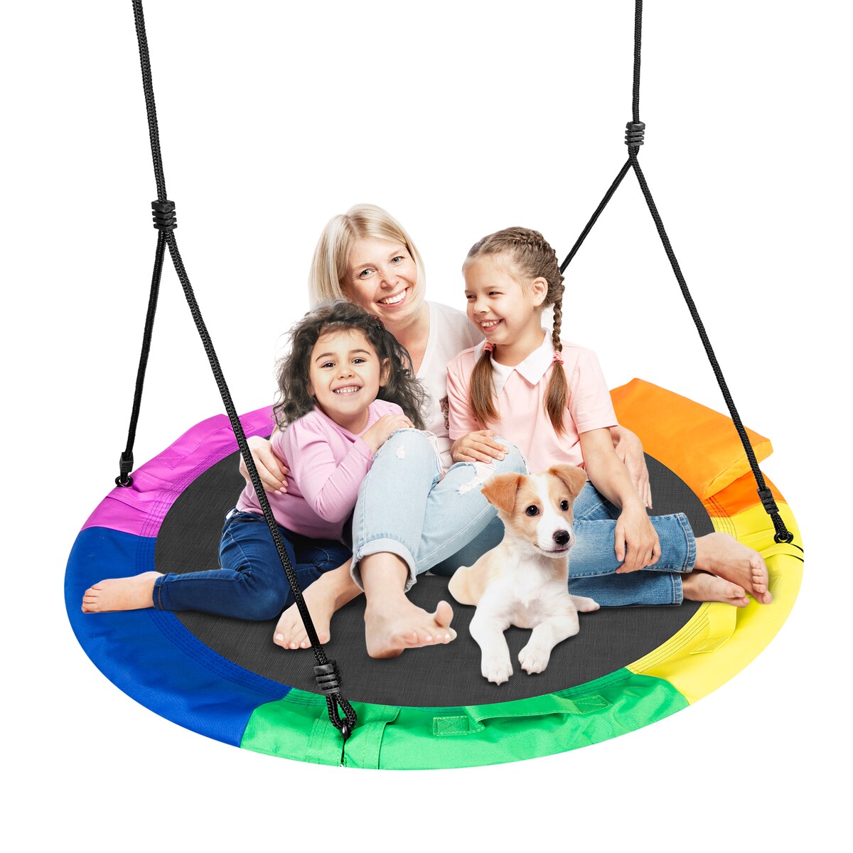 Huśtawka ogrodowa bocianie gniazdo 95 cm swingo Neo-Sport