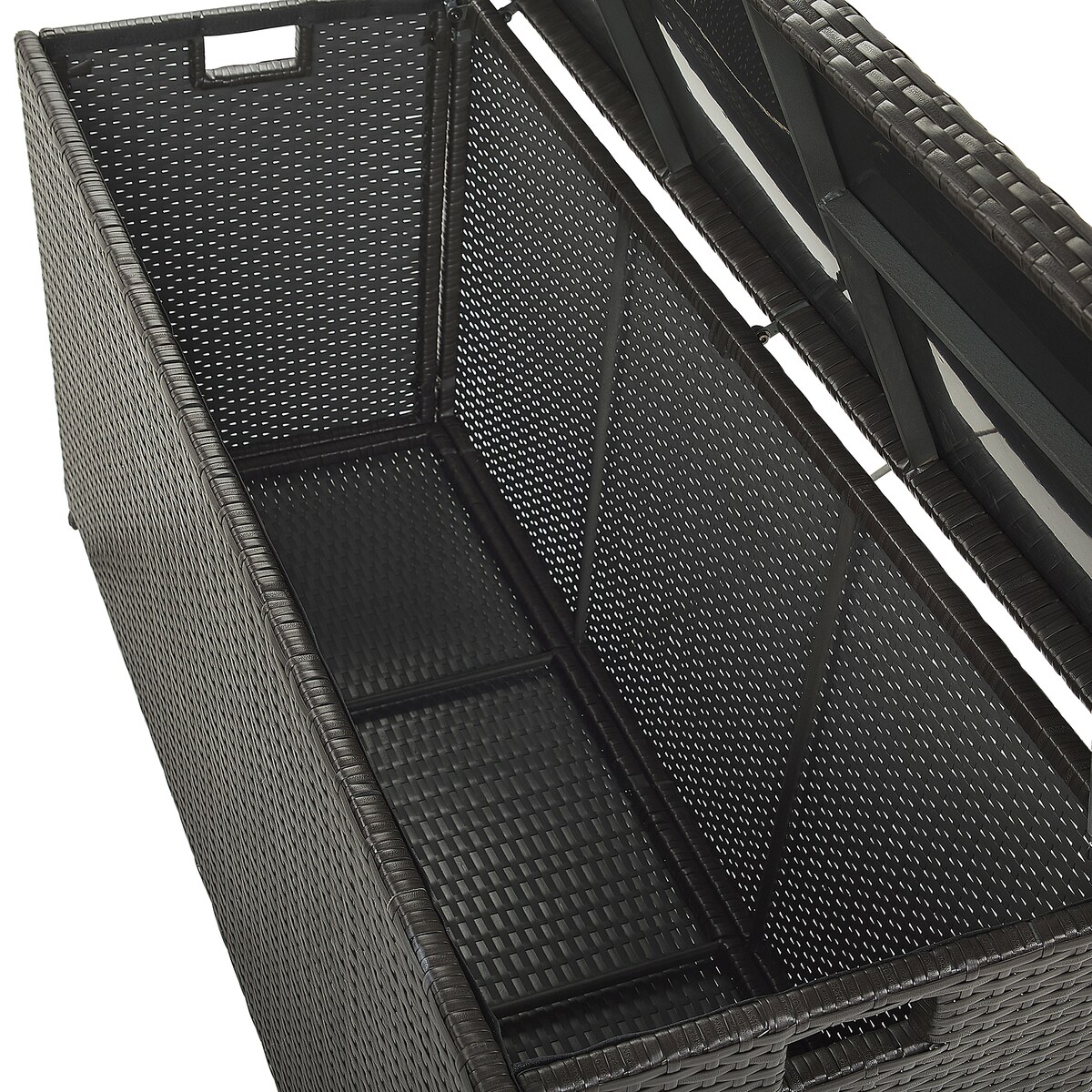 Skrzynia ogrodowa MODENA 126 cm 46 cm Brązowy