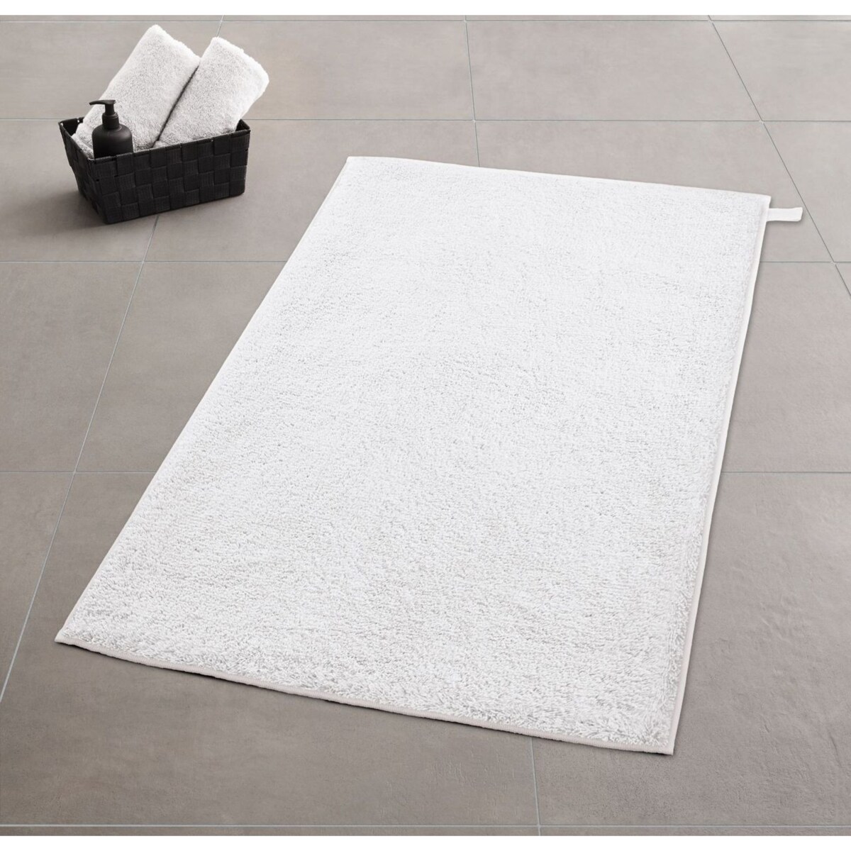 Kleine Wolke Vita Ekologiczny Dywanik łazienkowy biały 50x 80 cm ECO LIVING