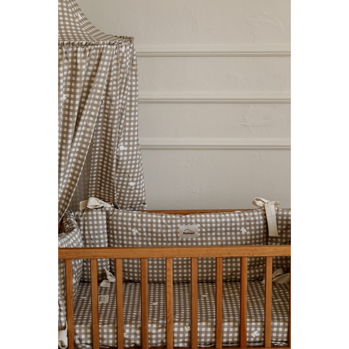 Ochraniacz do łóżeczka Countryside Check - M