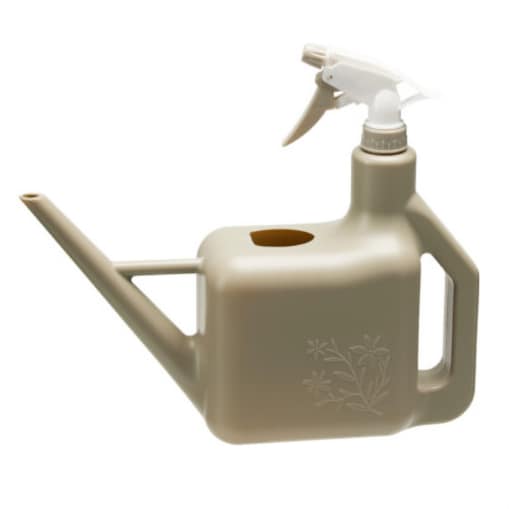 Konewka z wbudowanym spryskiwaczem, 31 x 9,5 x 27 cm, plastikowa