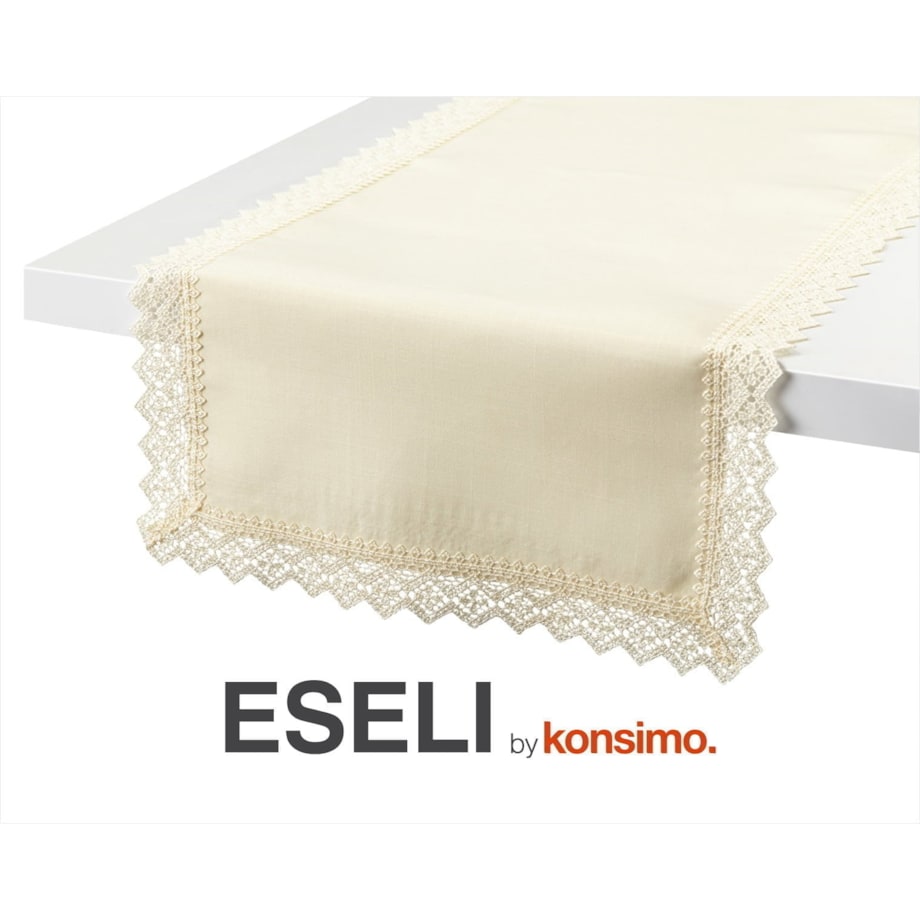 Konsimo ESELI Bieżnik, kremowy