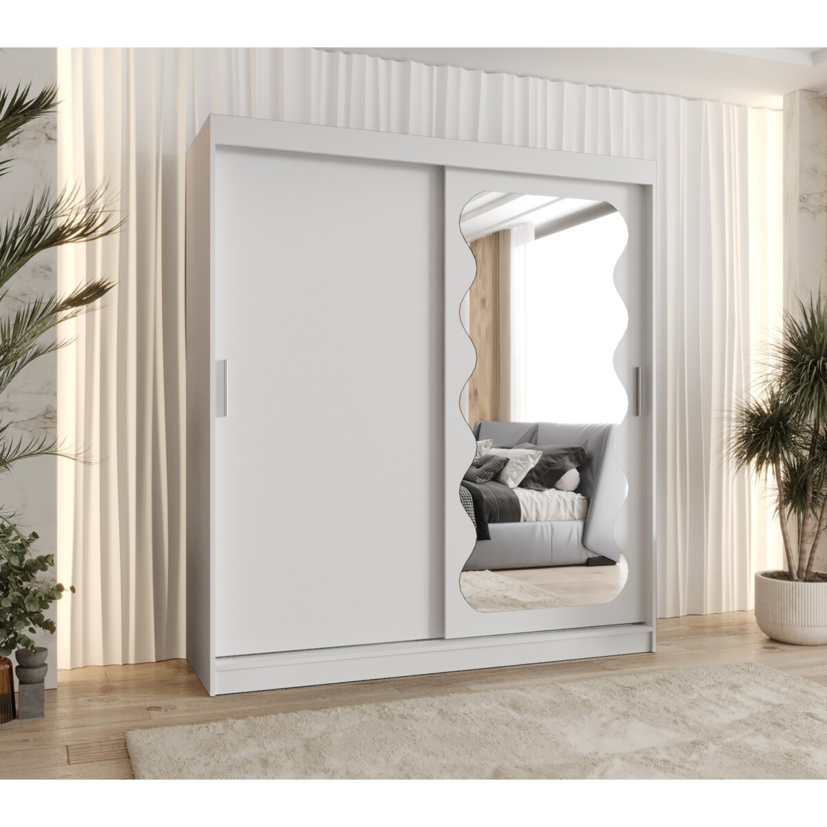 Szafa przesuwna SPOTI 180 biały