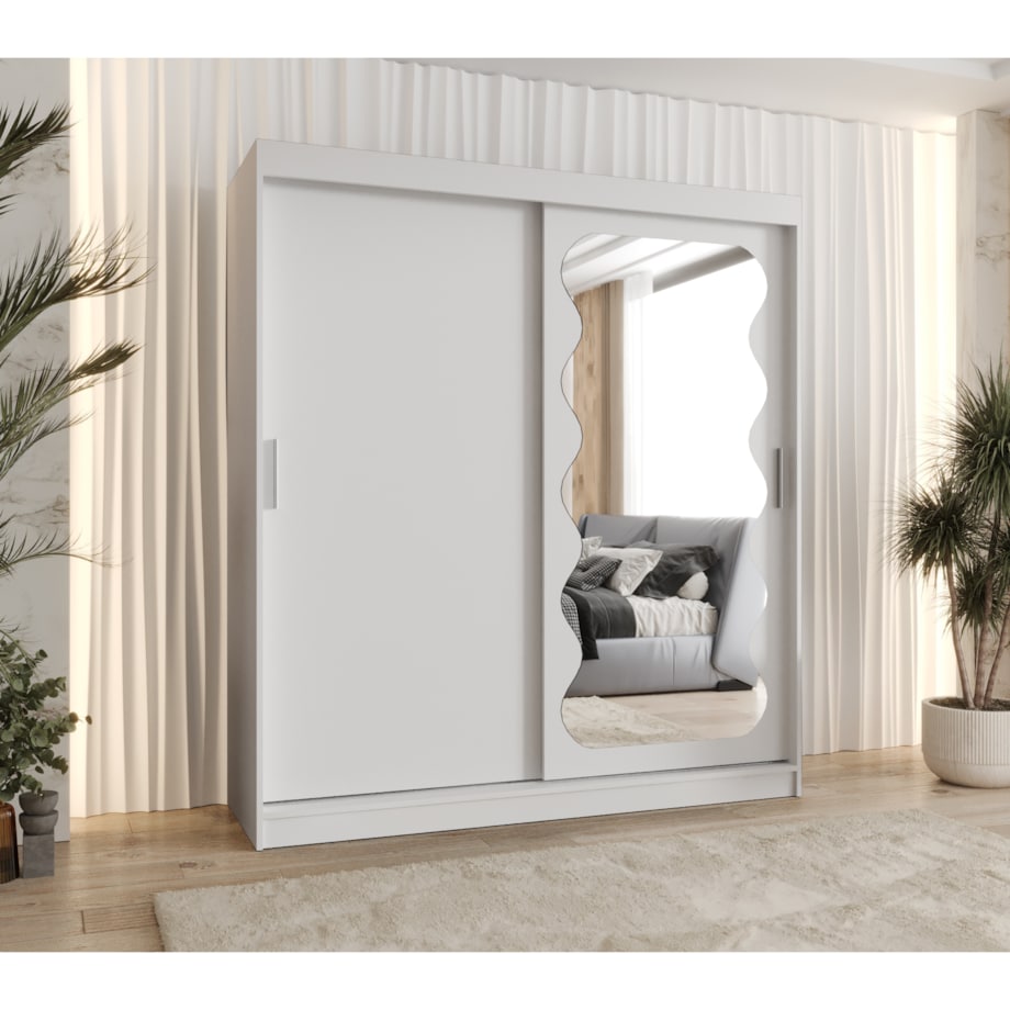 Szafa przesuwna SPOTI 180 biały