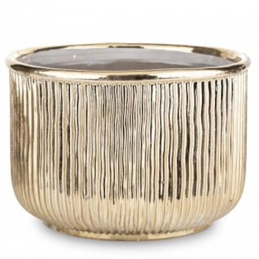 Osłonka kamionkowa 18x26x26 cm FICTILIS niska i pękata