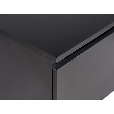 Wisząca szafka pod umywalkę RUPANCO 80 cm Czarny