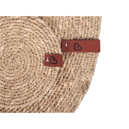 Zestaw 12 podkładek na stół PEPPERBERRY Naturalny Trawa morska