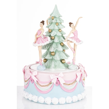 Dekoracja - karuzela LED z pozytywką 32x22,5x22,5 cm 3 BALLERINE