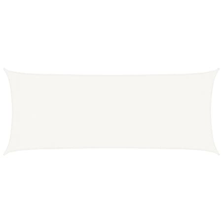 vidaXL Żagiel przeciwsłoneczny, 160 g/m², biały, 2x5 m, HDPE