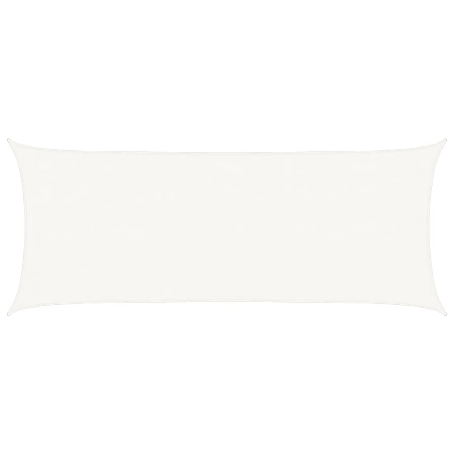 vidaXL Żagiel przeciwsłoneczny, 160 g/m², biały, 2x5 m, HDPE