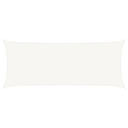 vidaXL Żagiel przeciwsłoneczny, 160 g/m², biały, 2x5 m, HDPE