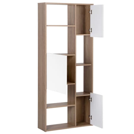 Regał Ciemne drewno GRADA