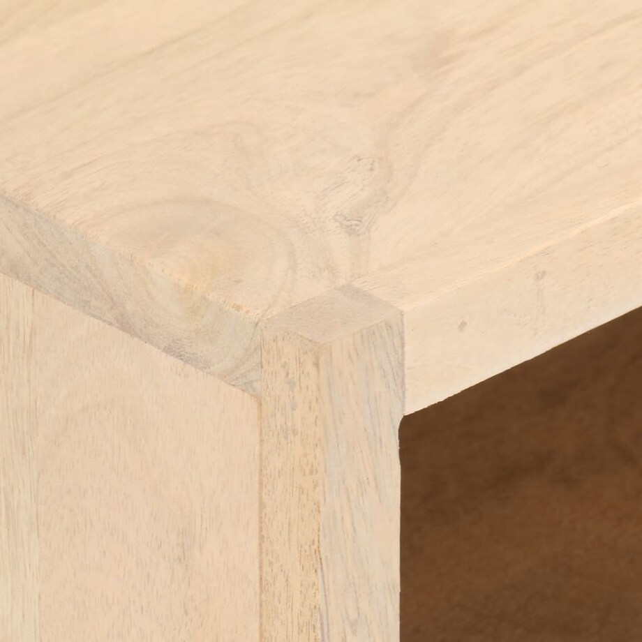 vidaXL Szafka pod TV, 110x30x40 cm, lite drewno mango i żelazo