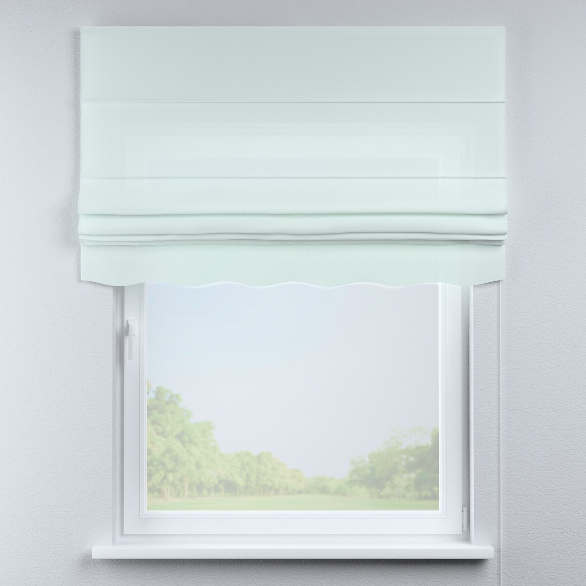 Roleta rzymska Florencja 120x170 prześwitujący, pastelowa mięta