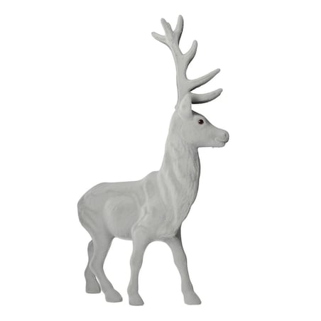 Dekoracja Reindeer 30x9x40 grey boże narodzenie, święta, świąteczne, szary, 30 x 9 x 40 cm