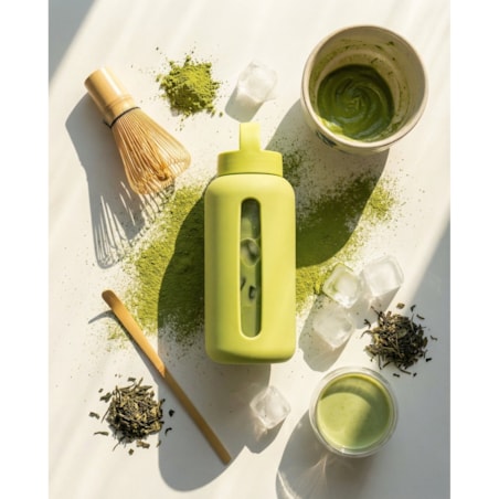 MUUKI DAILY BOTTLE szklana butelka na wodę 720 ml, Sunny Lemonade