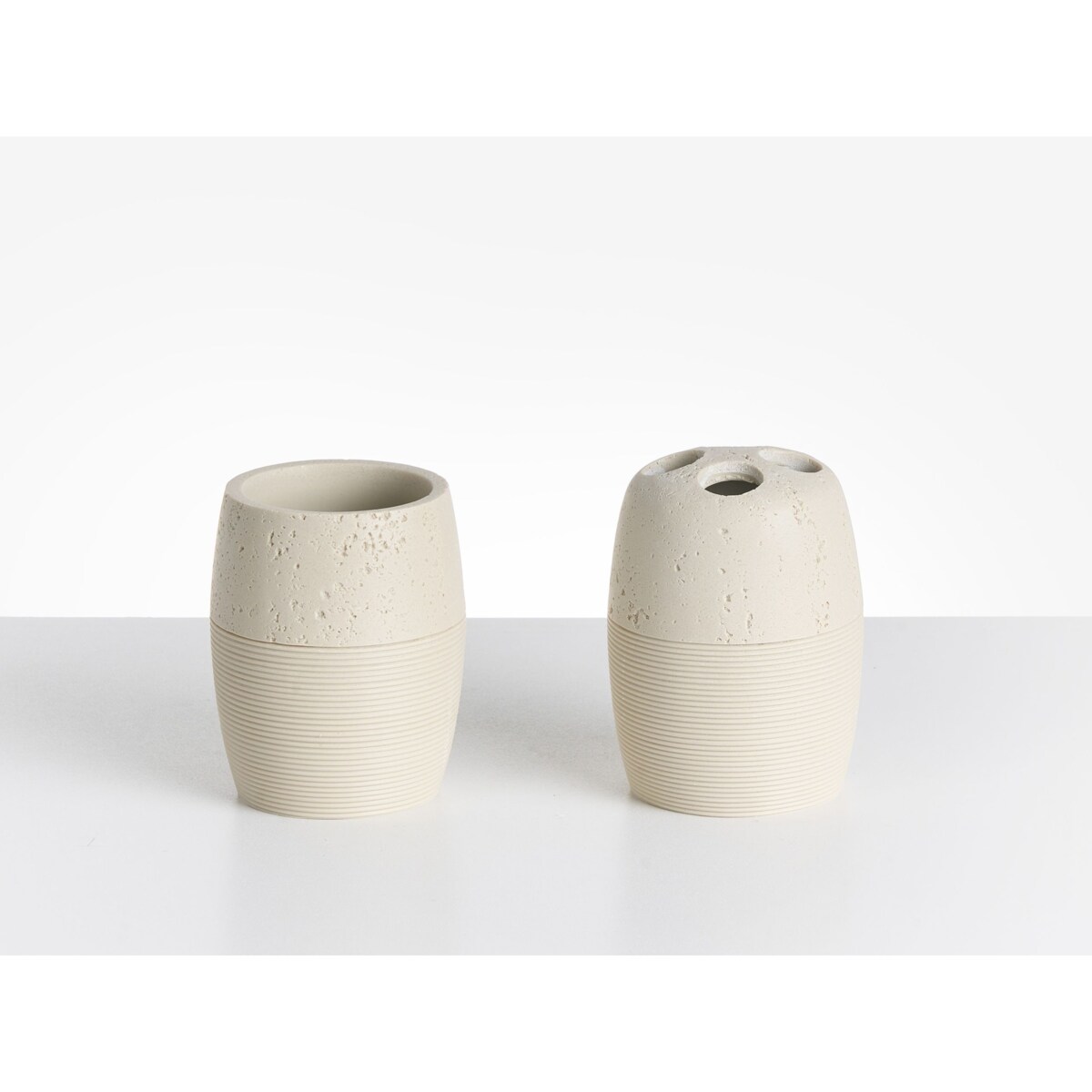 Zestaw akcesoriów łazienkowych 5 elementów YARAPA Jasnobeżowy