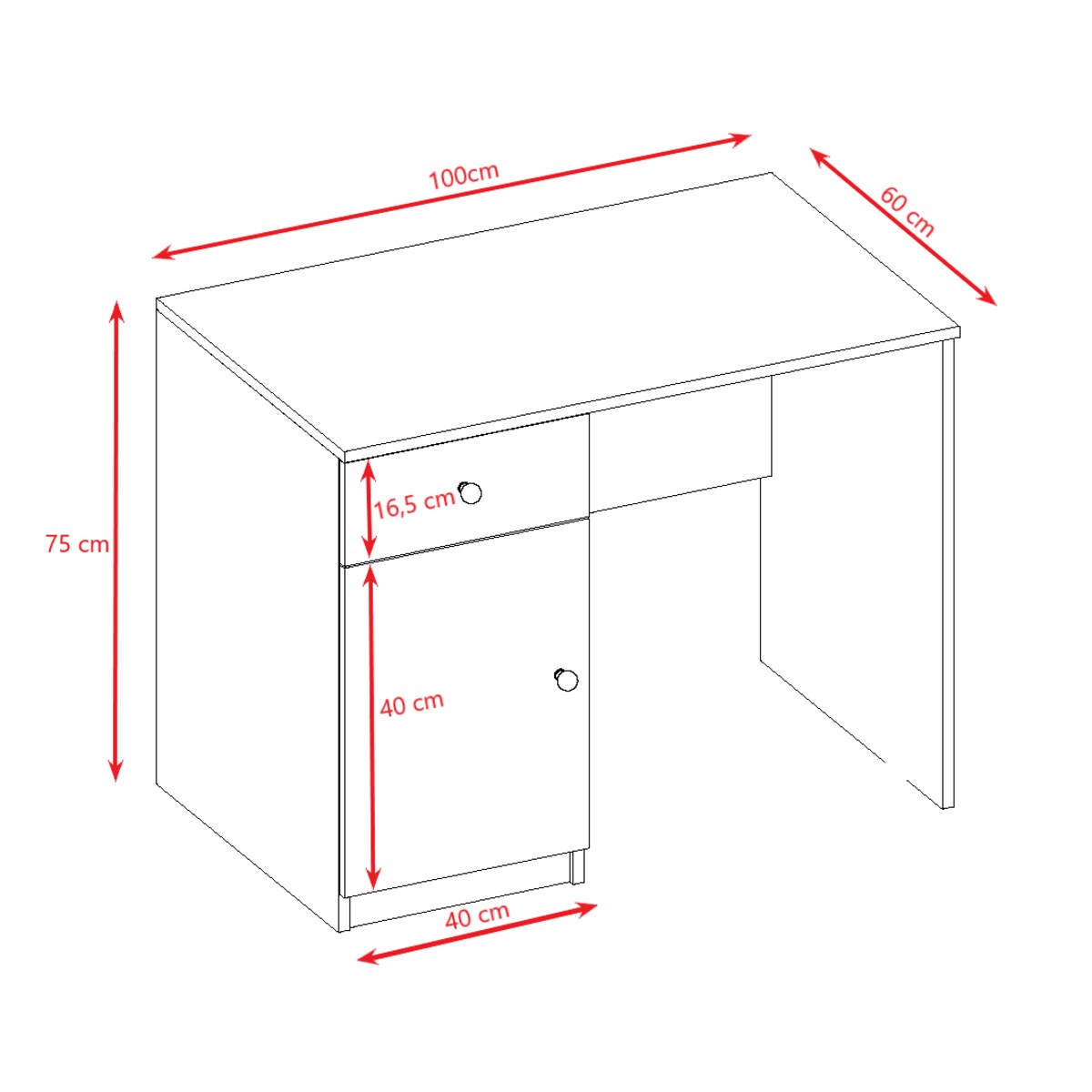 Biurko babydreams białe