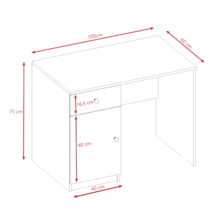 Biurko babydreams białe