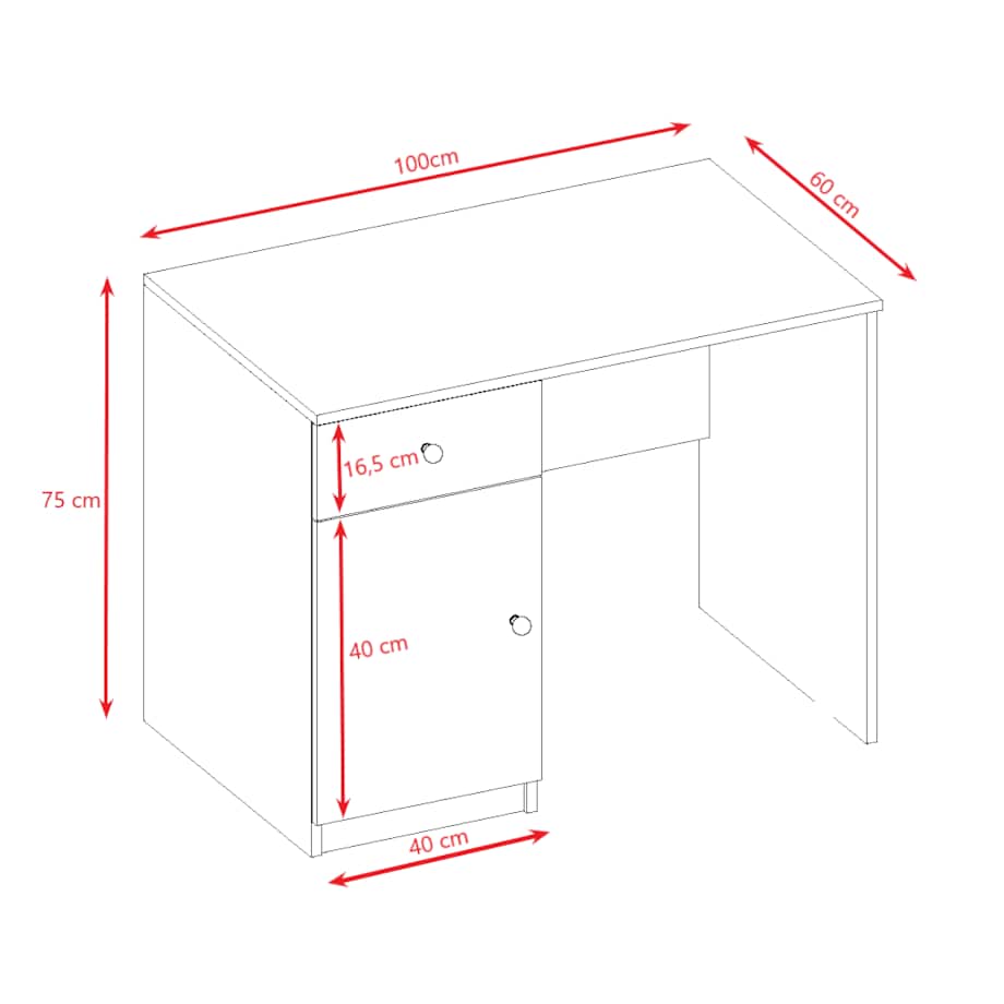 Biurko babydreams białe