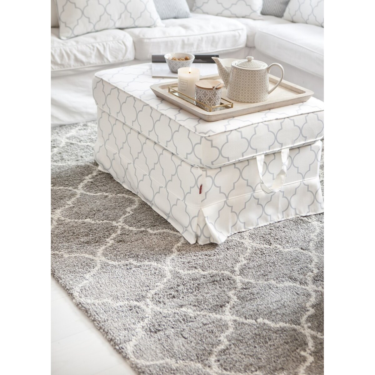 Dywan Royal Marocco light grey/cream 160x230cm, 160 x 230 cm