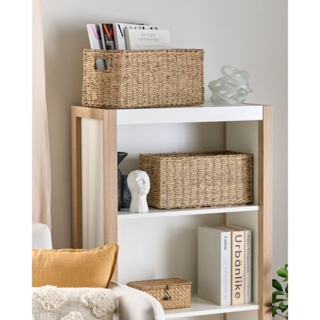 Zestaw 2 koszy z trawy morskiej jasny DONGHA