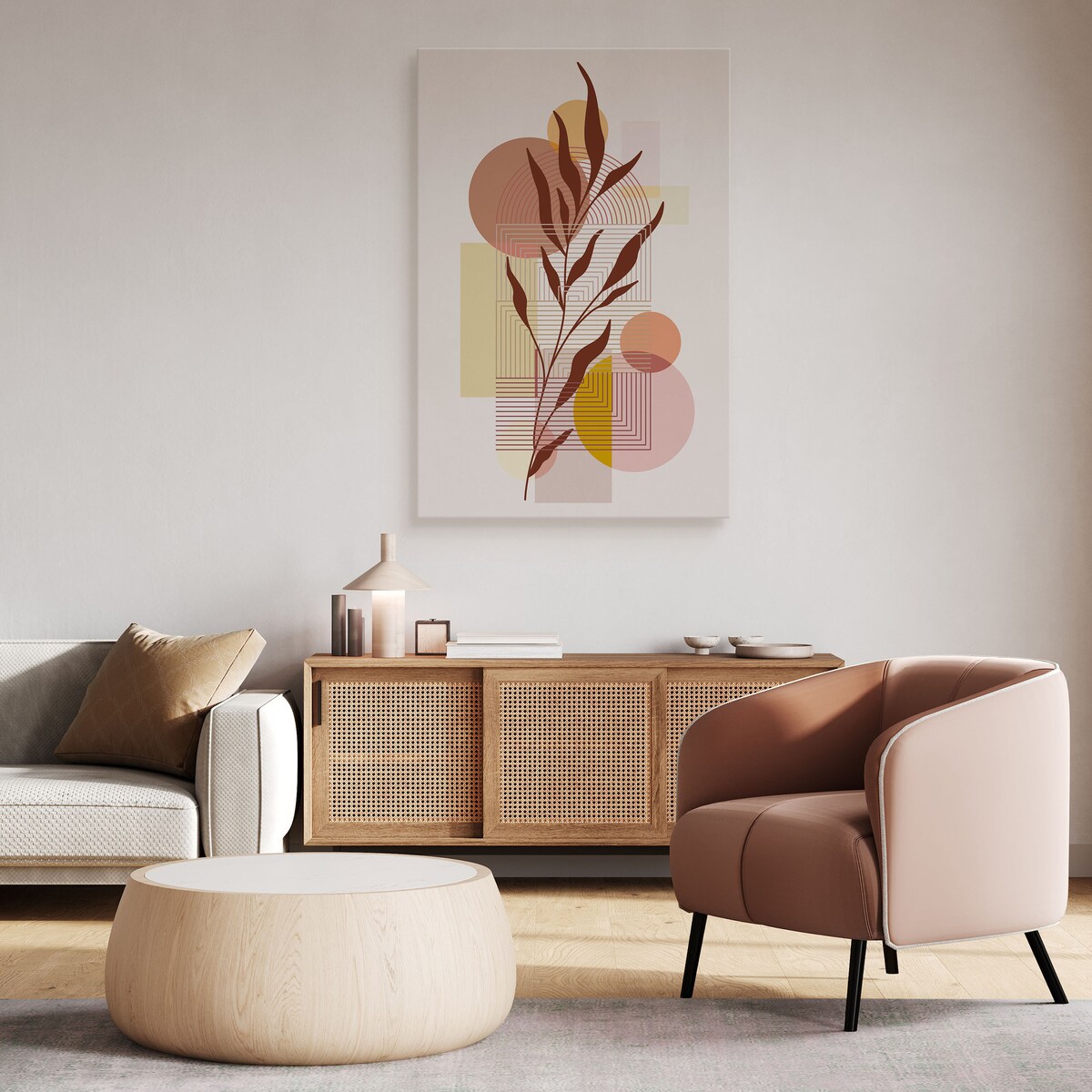 Obraz Gałązka w Stylu Boho 30x40cm