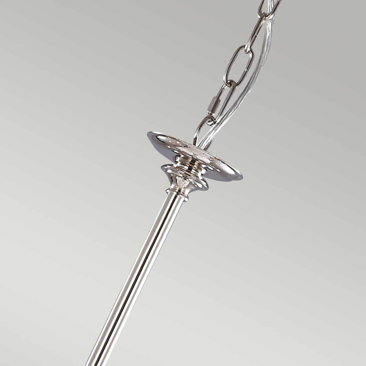 Wisząca lampa świecznikowa Finsbury Park FP9-POL-NICKEL Elstead nikiel