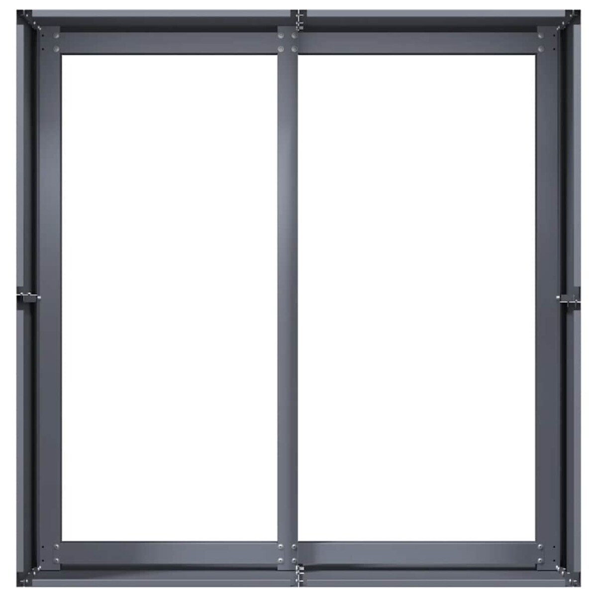 vidaXL Doniczka Antracyt 80x80x40 cm Stal walcowana na zimno