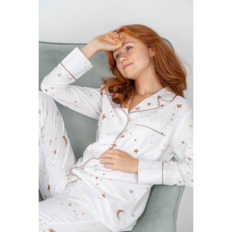 Piżama Gwiazdki długa XS