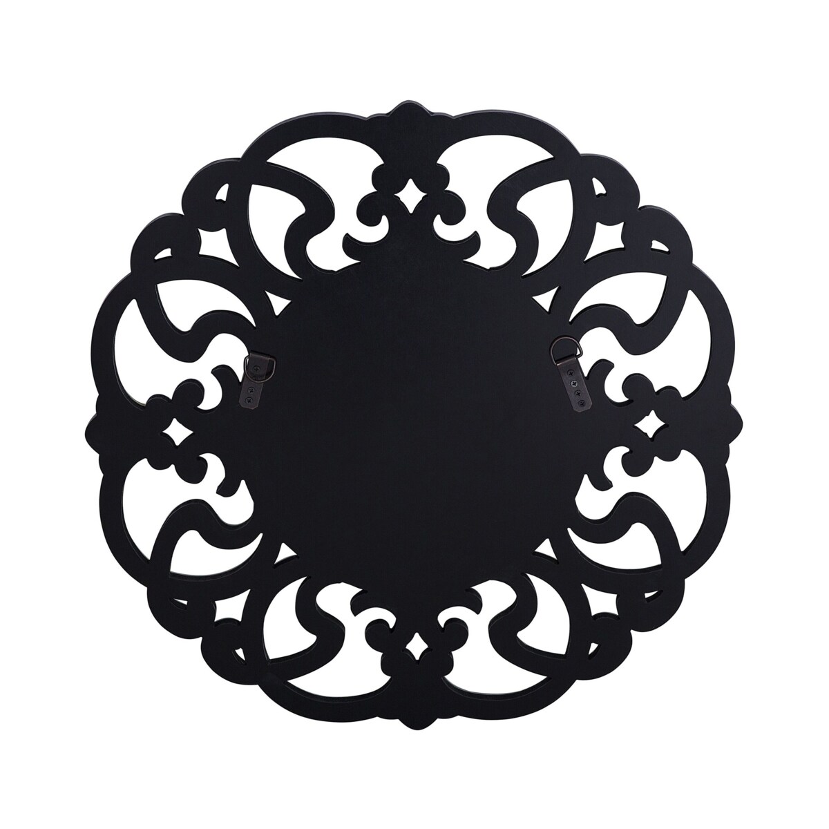 Lustro ścienne ⌀ 70 cm srebrne MORNAIX