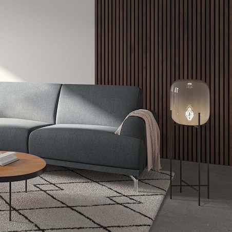 Sofa narożna Puzo - jasnoszara