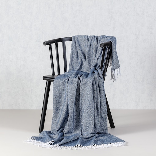 Pled Ibiza 140x200cm dark blue, 140 x 200 cm