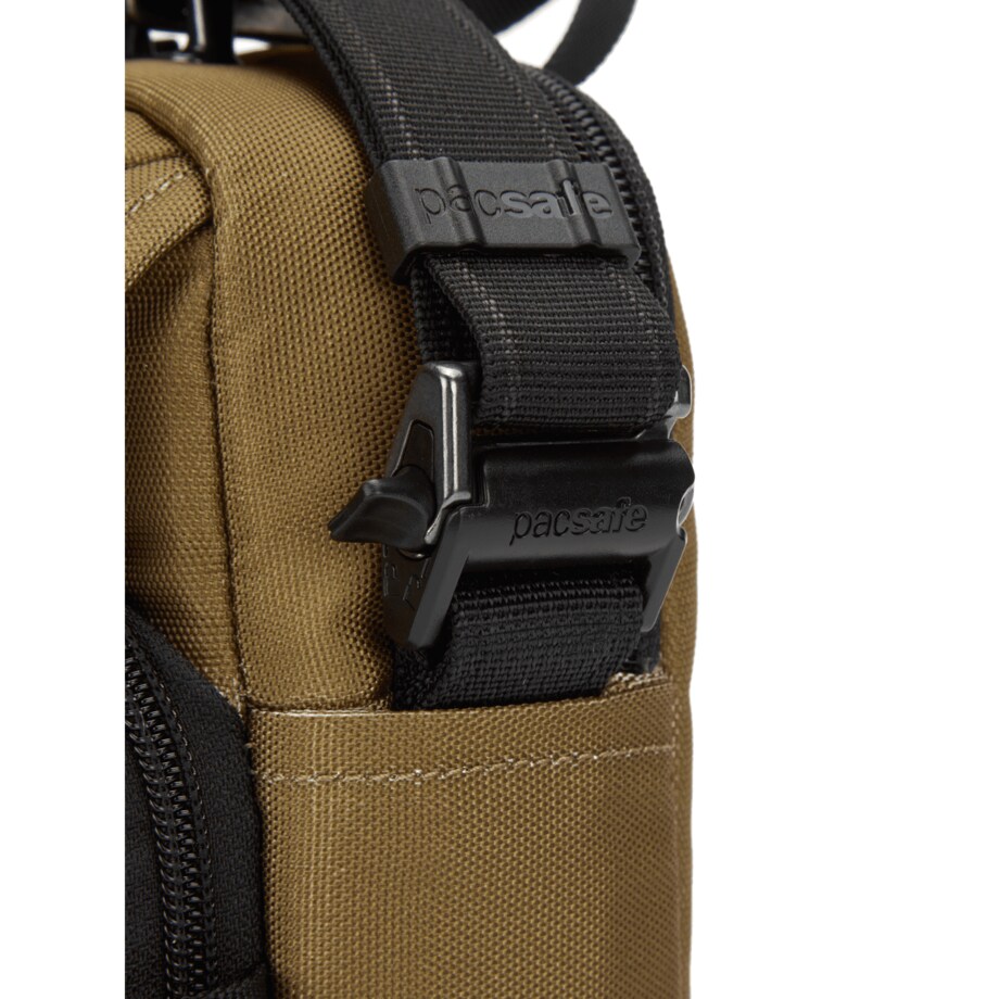 Kompaktowa torba antykradzieżowa na ramię Pacsafe Metrosafe X - brązowa