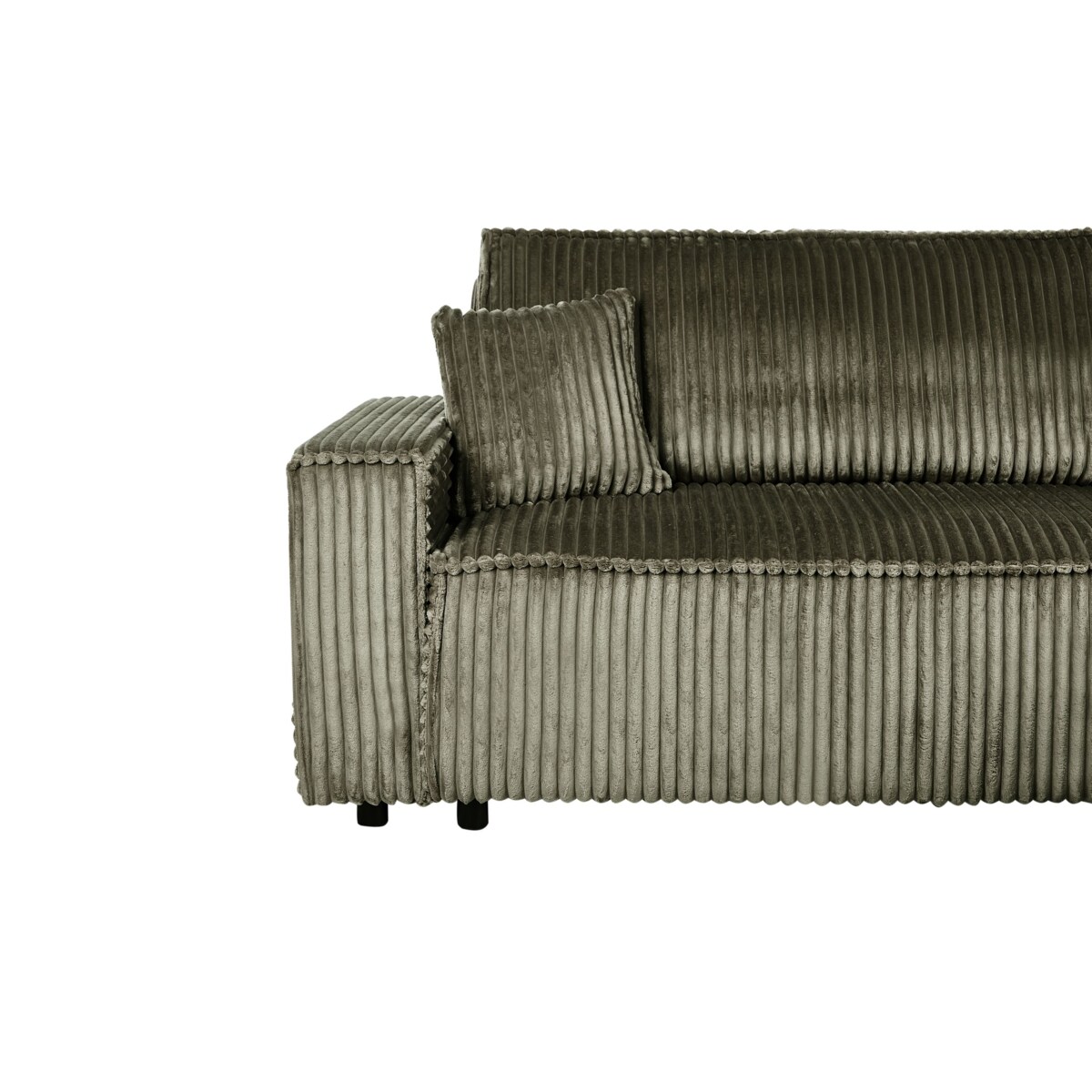 Sofa rozkładana ABACKA Sztruks Lewostronny