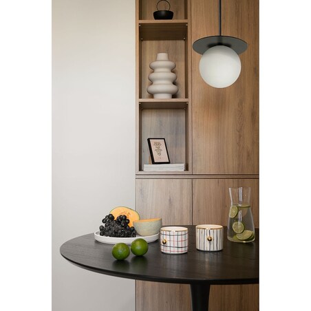 BORRA B czarna sufitowa lampa wisząca