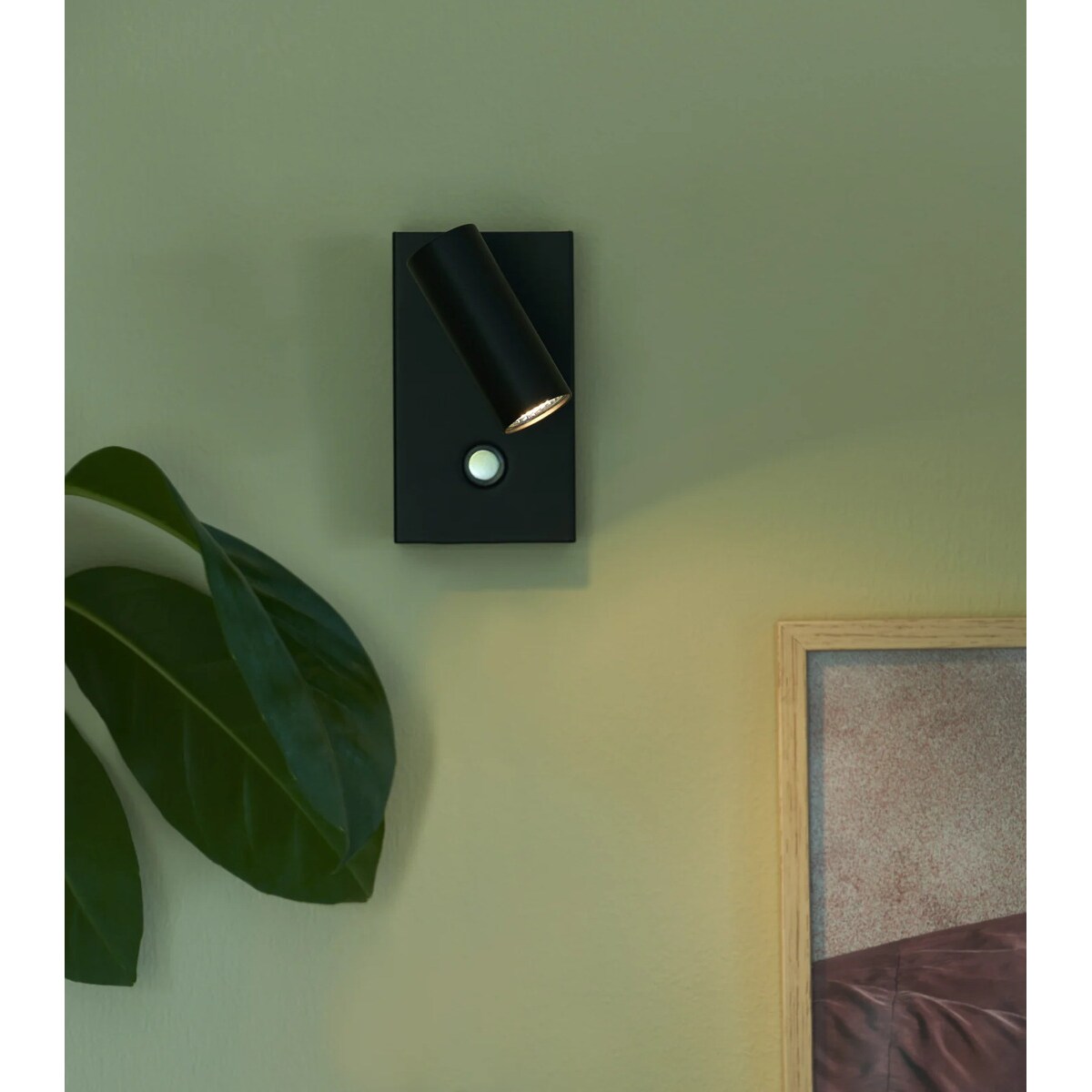 Dotykowy kinkiet Omari 2112231003 Nordlux regulacja tuba czarna