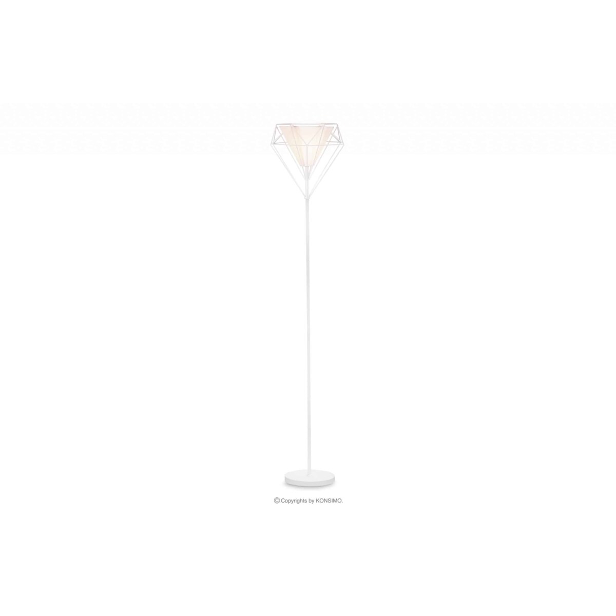 Konsimo ACOS Lampa podłogowa, biały