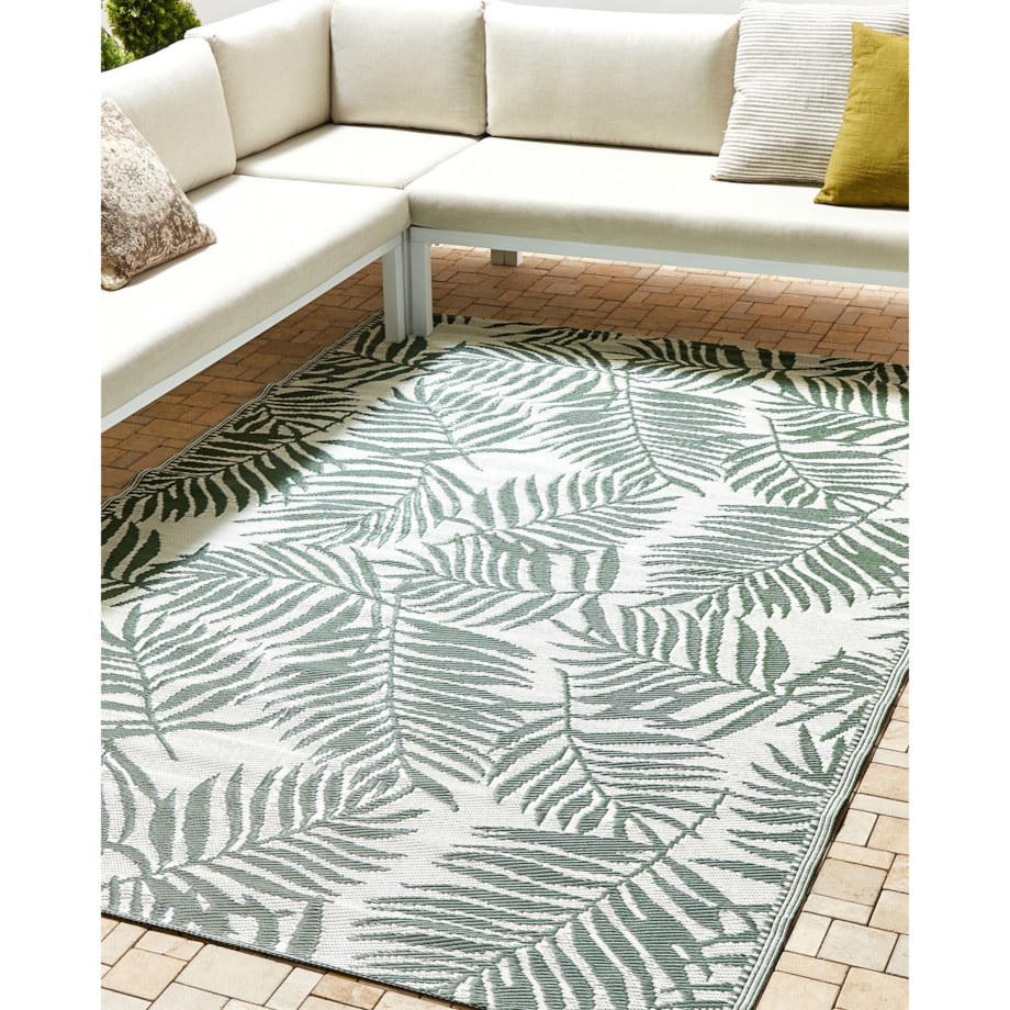 Dywan zewnętrzny 180 x 270 cm ciemnozielony KOTA