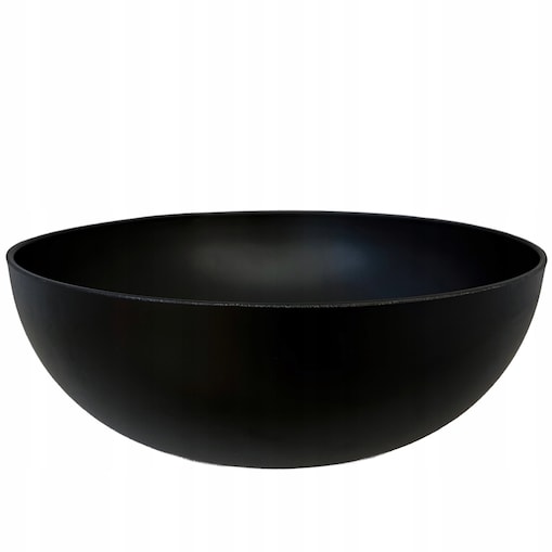 MISA DEKORACYJNA CZARNA 25cm POIDEŁKO PATERA MISKA DO DOMU SALONU OGRODU