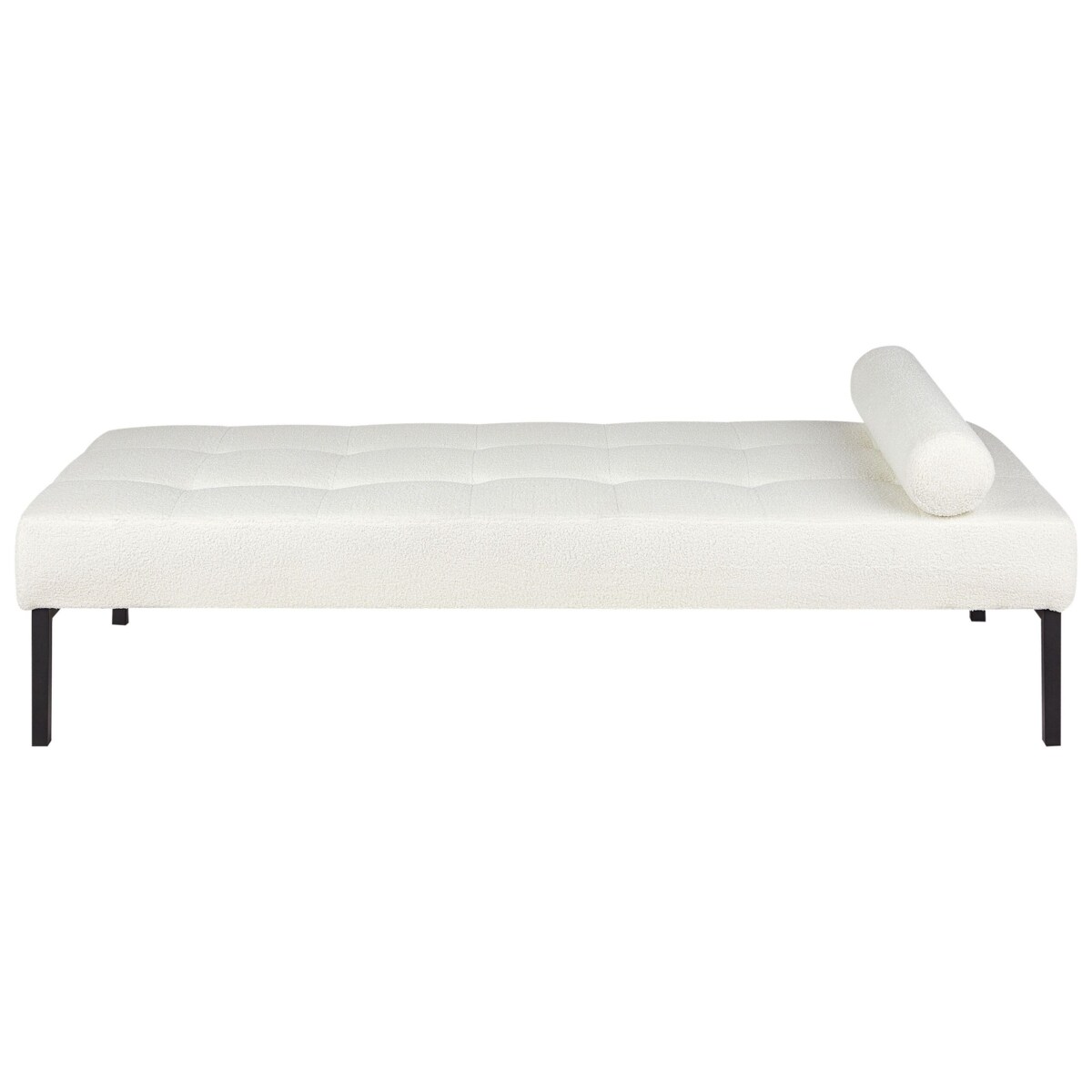 Szezlong boucle biały CHINON