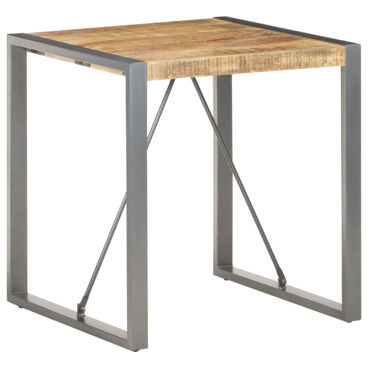 vidaXL Stół jadalniany, 70x70x75 cm, lite surowe drewno mango