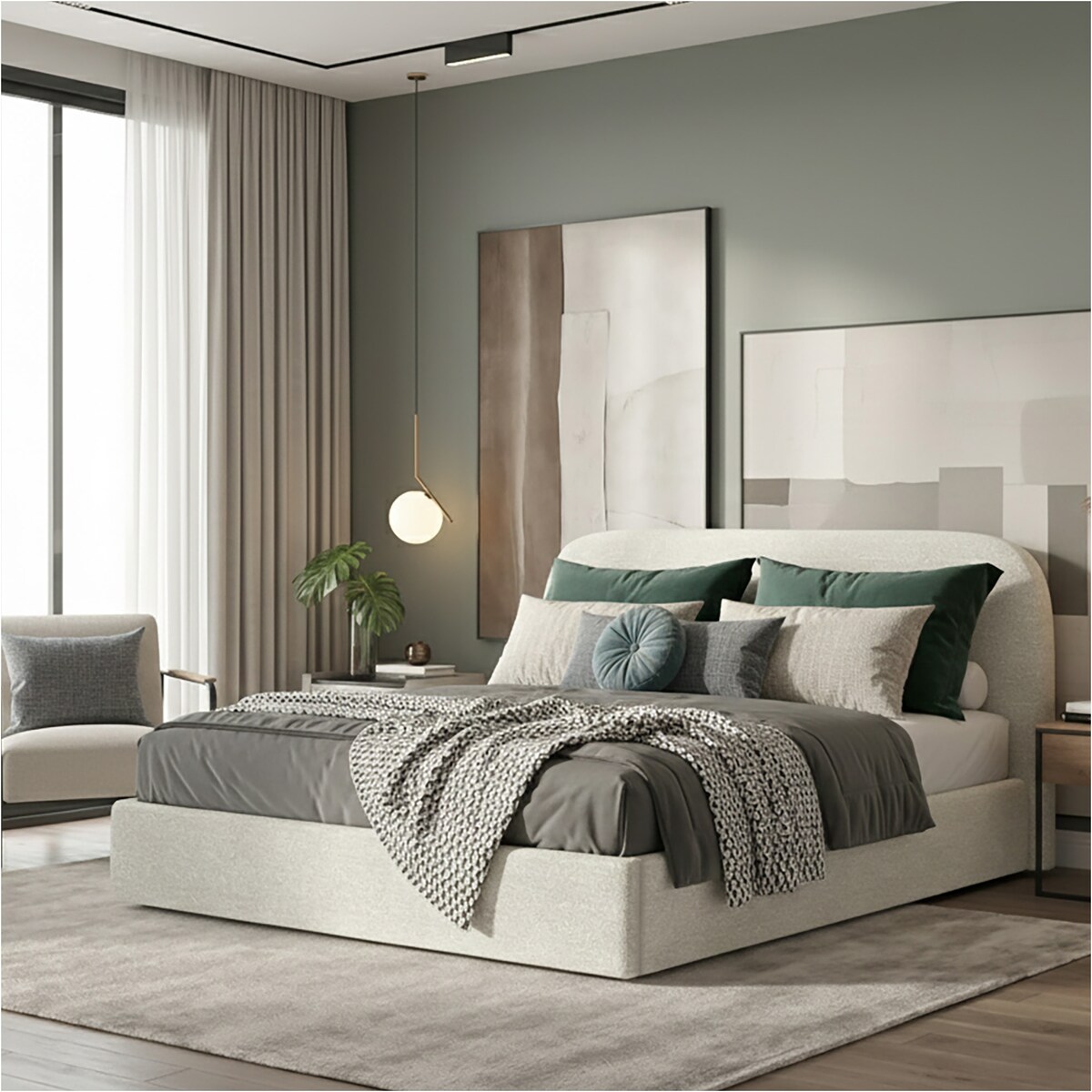 Łóżko Tapicerowane Bellagio 140X200 Stelaż Pojemnik Na Pościel Loop 06