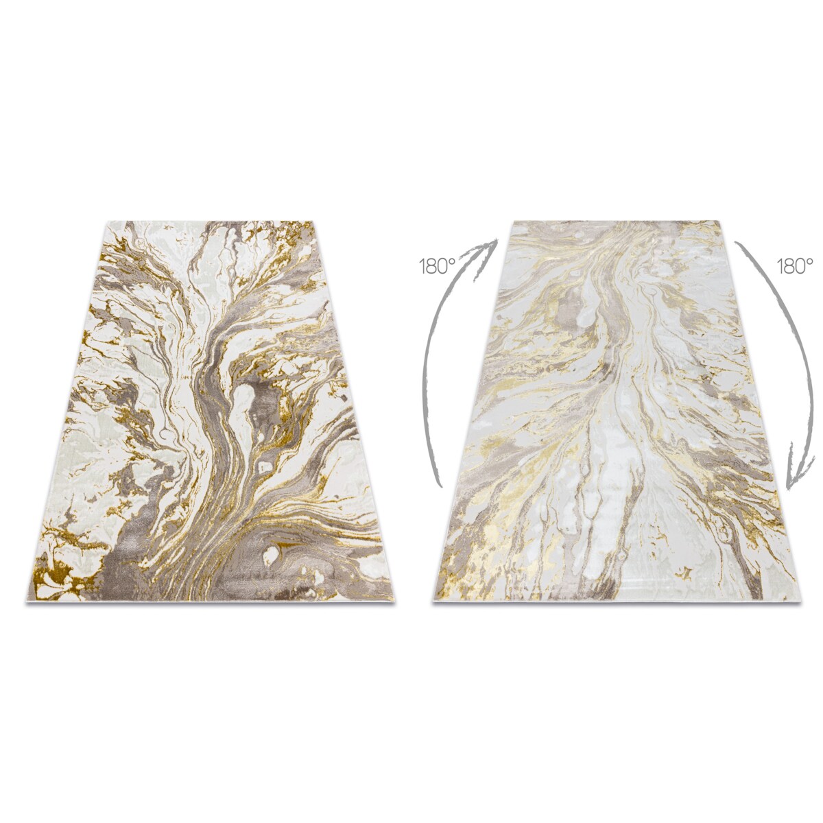 Dywan BLISS Z162AZ173 złoty / krem - 200x290 cm