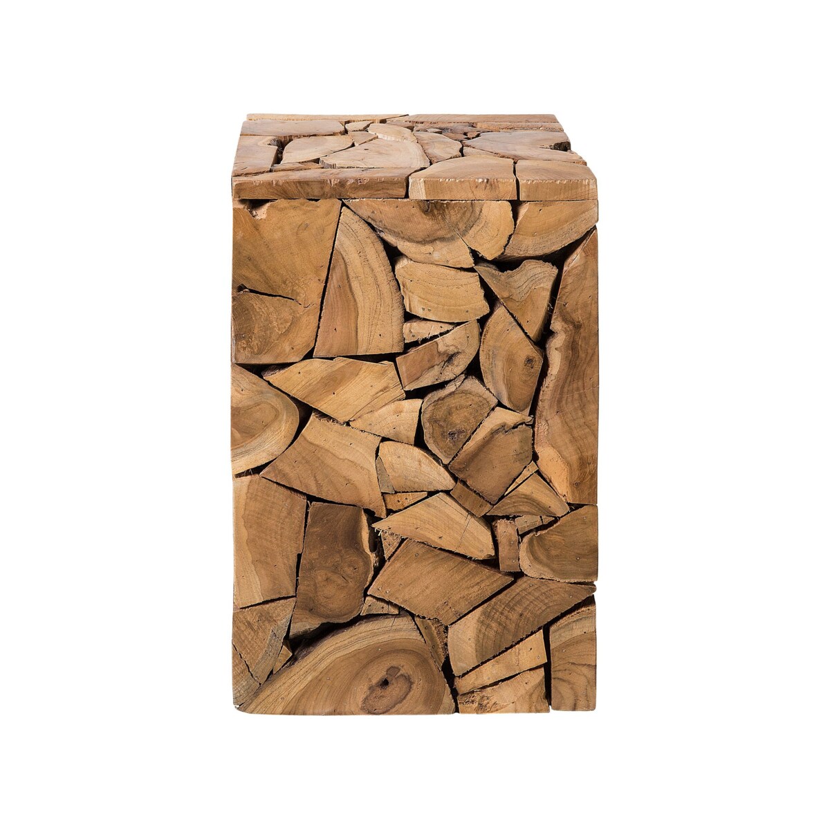 Stolik pomocniczy drewno tekowe NELSON