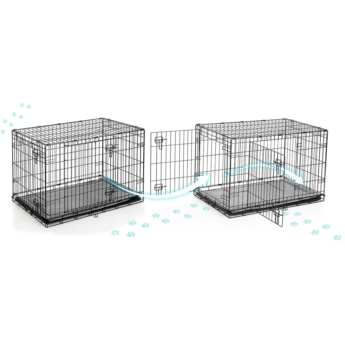 Klatka dla psów + legowisko 92x58x63 cm Pethaus 620100-606100