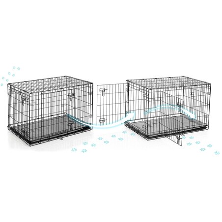 Klatka dla psów + legowisko 92x58x63 cm Pethaus 620100-606100