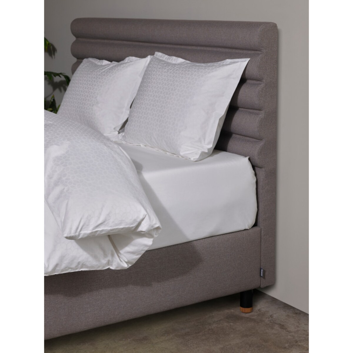 Poszwa na kołdrę Home by Tempur® Luxe Jacquard Cotton 160x200 Biel