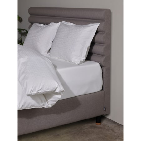 Poszwa na kołdrę Home by Tempur® Luxe Jacquard Cotton 160x200 Biel