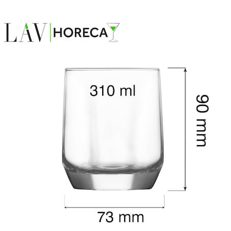 Szklanka niska Riga, 310ml, LAV